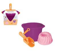 Produktbild: Spielstabil 7565 - Sand-Set sunsetpop 3-teilig (Eimer/Schaufel/Gugelhupf), Kunststoff