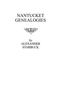 Produktbild: Nantucket Genealogies