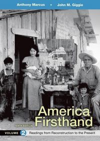 Produktbild: Marcus, A: America Firsthand, Volume 2