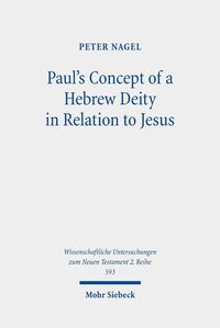 Produktbild: Paul's Concept of a Hebrew Deity in Relation to Jesus