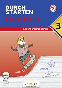Produktbild: Durchstarten Englisch 3. Klasse Mittelschule/AHS H&ouml;rverst&auml;ndnis &uuml;ben (mit Audio-CD)