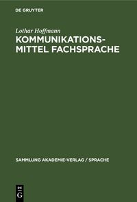 Produktbild: Kommunikationsmittel Fachsprache