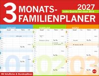 Produktbild: 3-Monats-Familienplaner 2027