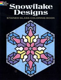 Produktbild: Snowflake Designs Stained Glass Coloring Book