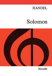 Produktbild: Solomon: An Oratorio for 4 Sopranos, Alto, Tenor & 2 Bass Soli Chorus & Orchestra