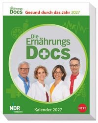 Produktbild: Die Ern&auml;hrungs-Docs - Gesund durch das Jahr Tagesabrei&szlig;kalender 2027
