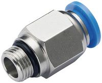 Produktbild: TRU COMPONENTS Gerade-Verbinder PC12-G04 Rohr-&Oslash;: 12mm Gewinde-Ma&szlig;: G1/2\" 1St.