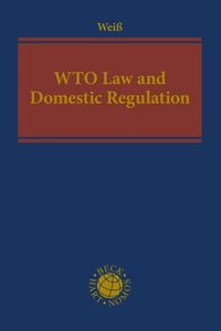 Produktbild: WTO Law and Domestic Regulation