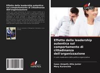 Produktbild: Effetto della leadership autentica sul comportamento di cittadinanza dell'organizzazione