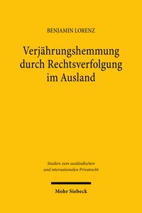 Produktbild: Verj&auml;hrungshemmung durch Rechtsverfolgung im Ausland