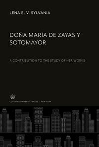 Produktbild: Do&ntilde;a Mar&iacute;a De Zayas Y Sotomayor