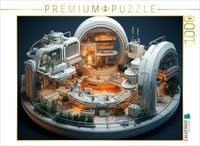 Produktbild: CALVENDO Puzzle Raumstation - 3D Raum f&uuml;r kleine Entdecker | 1000 Teile Lege-Gr&ouml;&szlig;e 64x48cm Foto-Puzzle f&uuml;r gl&uuml;ckliche Stunden