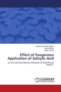 Produktbild: Effect of Exogenous Application of Salicylic Acid
