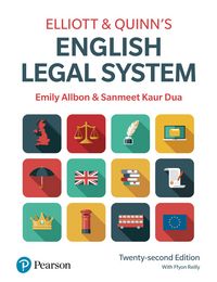 Produktbild: Elliott & Quinn's English Legal System