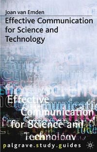 Produktbild: Effective Communication for Science and Technology
