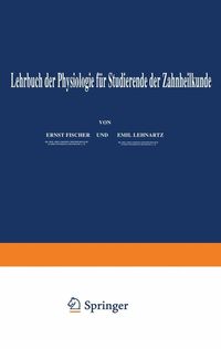 Produktbild: Lehrbuch der Physiologie f&uuml;r Studierende der Zahnheilkunde