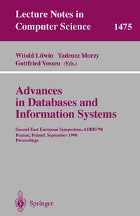 Produktbild: Advances in Databases and Information Systems