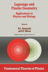 Produktbild: Lagrange and Finsler Geometry