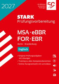 Produktbild: STARK Englisch - MSA/eBBR Berlin - FOR/EBR Brandenburg 2027 - Pr&uuml;fungsvorbereitung