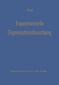 Produktbild: Experimentelle Organisationsforschung