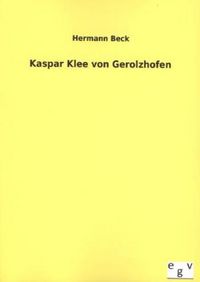 Produktbild: Kaspar Klee von Gerolzhofen