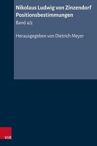 Produktbild: Nikolaus Ludwig von Zinzendorf: Positionsbestimmungen