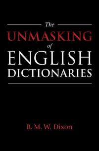 Produktbild: The Unmasking of English Dictionaries