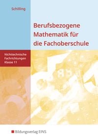 Produktbild: Berufsbezogene Mathematik für die Fachoberschule 11. Schulbuch. Nichttechnische Fachrichtungen. Niedersachsen
