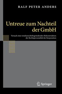 Produktbild: Untreue zum Nachteil der GmbH