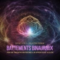 Produktbild: Battements Binauraux pour une Concentration Profonde & un Apprentissage Acc&eacute;l&eacute;r&eacute; &ndash; Coffret 3-en-1 &ndash; Collection Premium