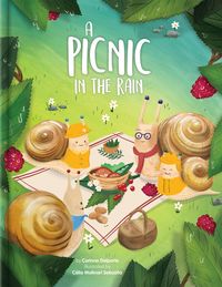 Produktbild: A Picnic in the Rain - A Spring Picture Book about Weather, Problem-Solving & Family Outings Children's Books Ages 3-6 Read-Aloud for Preschool & Kindergarten