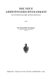 Produktbild: Die Neue Arbeitsgerichtsbarkeit