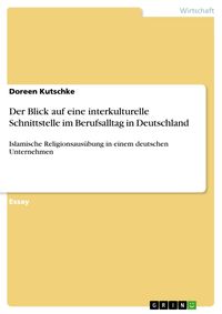 Produktbild: Der Blick auf eine interkulturelle Schnittstelle im Berufsalltag in Deutschland