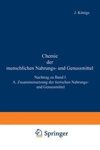 Produktbild: Chemie der menschlichen Nahrungs- und Genussmittel