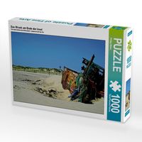 Produktbild: CALVENDO Puzzle Das Wrack am Ende der Insel | 1000 Teile Lege-Gr&ouml;&szlig;e 64x48cm Foto-Puzzle f&uuml;r gl&uuml;ckliche Stunden