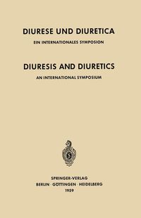 Produktbild: Diuresis and Diuretics / Diurese und Diuretica