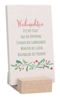 Produktbild: Natursteintafel - Weihnachten