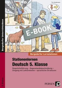 Produktbild: Stationenlernen Deutsch 5. Klasse