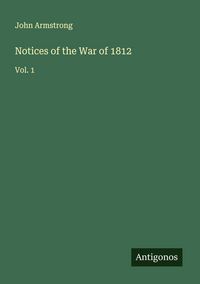 Produktbild: Notices of the War of 1812