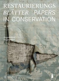 Produktbild: Restaurierungsbl&auml;tter - Papers in Conservation Band 41