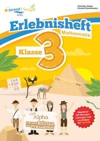 Produktbild: StrandMathe Mathematik &Uuml;bungsheft Klasse 3 &ndash; Erlebnisheft &ndash; Rechnen bis 1000
