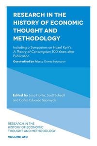 Produktbild: Research in the History of Economic Thought and Methodology