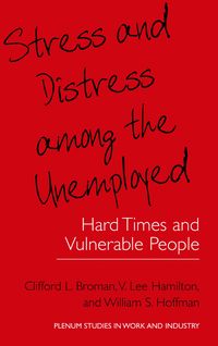 Produktbild: Stress and Distress among the Unemployed