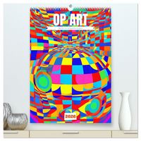 Produktbild: OP Art Nichts f&uuml;r schwache Augen (hochwertiger Premium Wandkalender 2026 DIN A2 hoch), Kunstdruck in Hochglanz