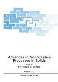 Produktbild: Advances in Nonradiative Processes in Solids