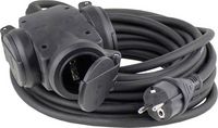 Produktbild: AS Schwabe 60446 Strom Verl&auml;ngerungskabel 16A Schwarz 10.00m H07RN-F 3G 2,5mm&sup2;
