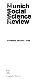 Produktbild: Munich Social Science Review, Volume 6