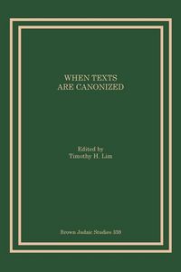Produktbild: When Texts Are Canonized