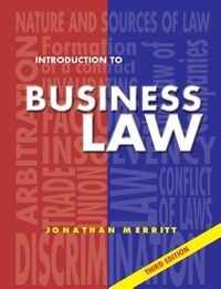 Produktbild: Introduction to Business Law 3rd Ed