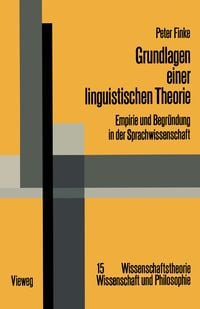 Produktbild: Grundlagen einer linguistischen Theorie